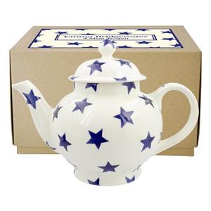 Emma Bridgewater Blue Star 4 Mug Teapot